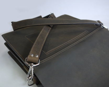 The Minimal - Dark Brown Crazy Horse Leather