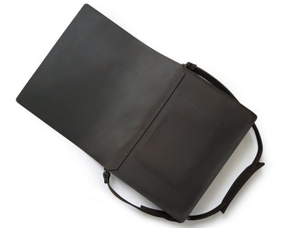 The Minimal - Dark Brown Crazy Horse Leather