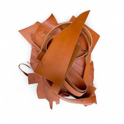 2 lbs English Tan Bridle Leather Scraps – Wickett & Craig